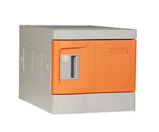 Plastic Lockers_ Mini_ Orange Color